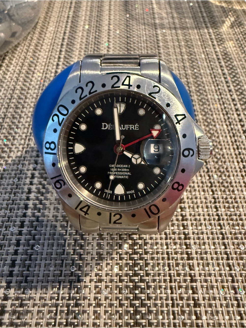 Debaufre GMT-Ocean 2 Swiss Automatic 300M Stainless Steel Watch